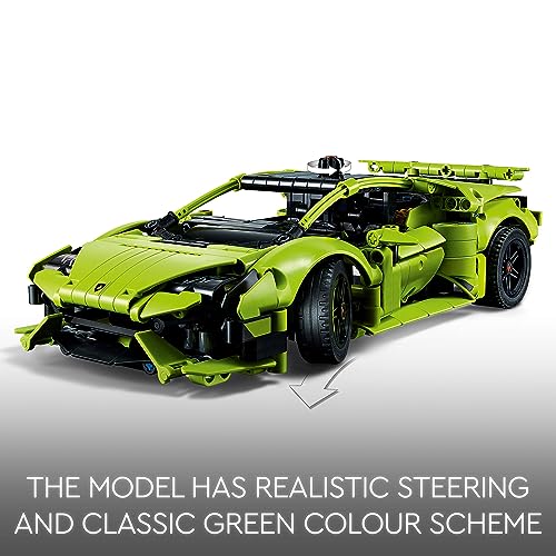 LEGO Technic Lamborghini Huracán Tecnica Toy Car Model Kit, Racing Car Building Set for 9 Plus Year Old Kids, Boys - Image 4