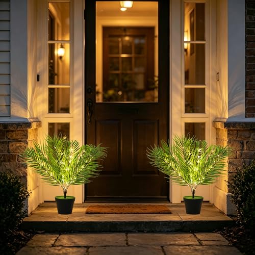Image of 19.6 inch Artificial Twinkling Tree Light, USB & Battery Operated LED Plant Lamp for Bedroom Office Bar Office Party Decor, Ideal Christmas Birthday Mothers Day Housewarming Gifts for Men Women