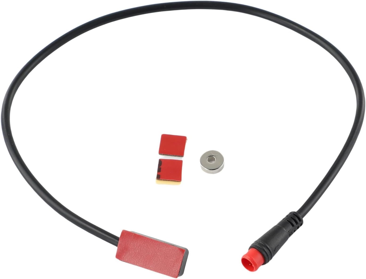 Hydraulic eBike Brake Sensor with Waterproof 2-Pin Red Connector, Electric Bicycle Motor Cut Off Switch for Conversion Kits,for Hydraulic Rim Brakes and Combined Brake/Shift Levers,35cm Cable Length