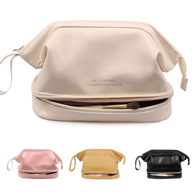 MURISE Groß Kapazität Kosmetiktasche Damen, Tragbare Reise Make Up Bag,...