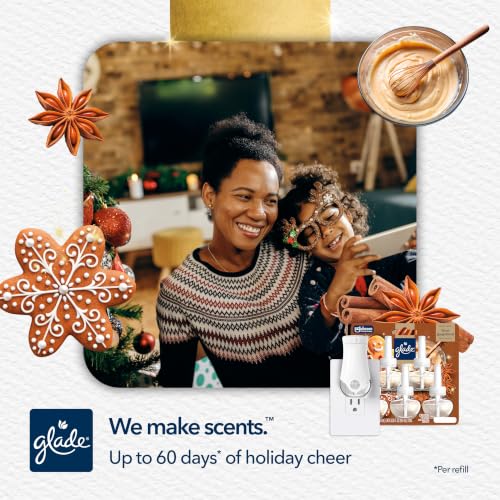 Glade PlugIns Scented Oil 5 Refills, Air Freshener, Cozy Gingerbread, 3.35 fl oz, Pack of 5 - image 5