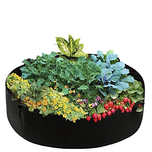 Suprcrne Pflanzen Tasche, Kartoffel Pflanzsack Atmungsaktiv Filz Pflanzgefäße Container zum Kartoffeln Tomaten Karotte Obst Blumen Ausreichende Luftversorgung (70x30) Cover