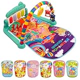 Tapete de agua refrescante para bebé baja a su menor precio SELESCTSHOP Alfombras De Juego Gimnasios para Niños Baby Gym Musical Gimnasio de Actividades para Bebés con Piano...