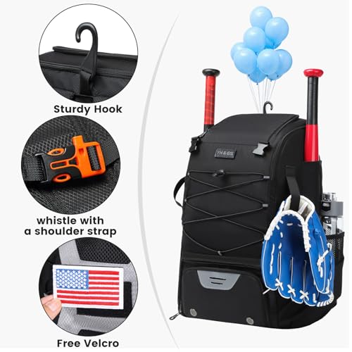 Gotech BASEBALL BACKPACK Softball Bag,Softball Bat Bag For Youth Adults,Baseball Bag thumb #2