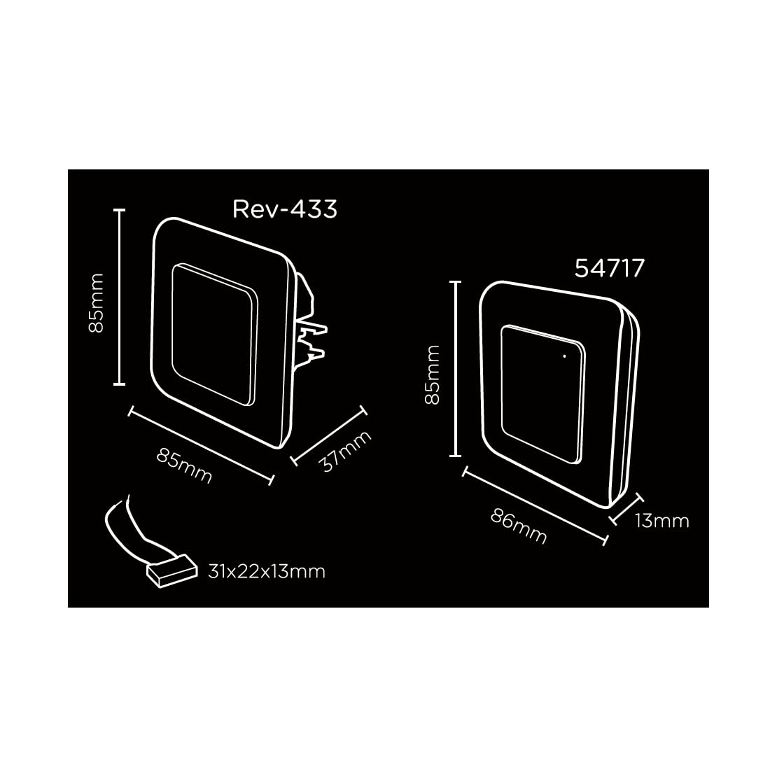 Kit va-et-Vient sans Fil DiO 1.0 (Lot de 2)