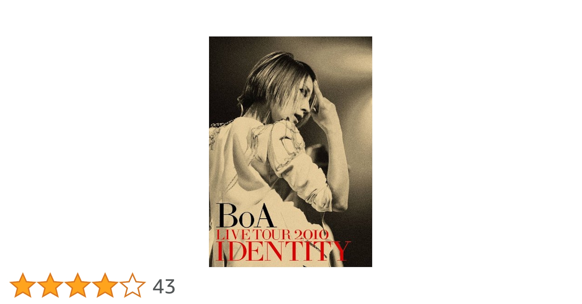 Amazon.co.jp: BoA LIVE TOUR 2010 IDENTITY [DVD] : BoA: DVD
