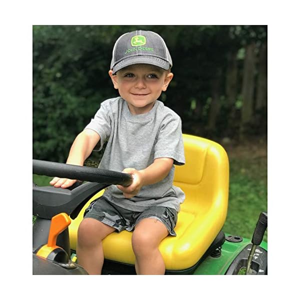 John Deere Toddler Kids Dark Denim Meshback Cap-Charcoal-Os – Bild 3