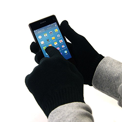 subtel Paire de Gants tactiles pour Utilisation Smartphones & Tablettes - Taille XL