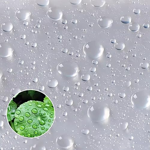 Lona de PVC Transparente con Ojales Cubierta de Vinilo Impermeable Exterior 7