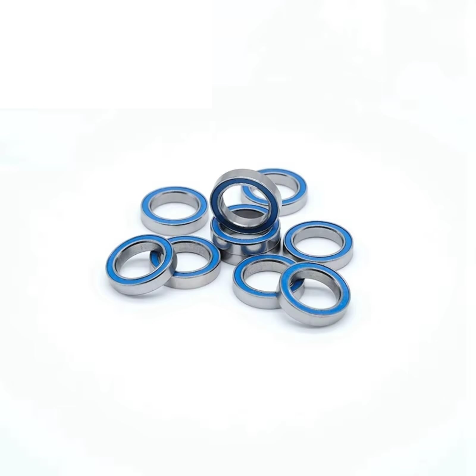 Rodamientos Bolas RC para MR105RS MR105-2RS ABEC-7 10 Piezas 5x10x4 Mm Cojinete para Hobby Electric RC Car Truck Cojinetes De Bolas Piezas De Repuesto Selladas Azules