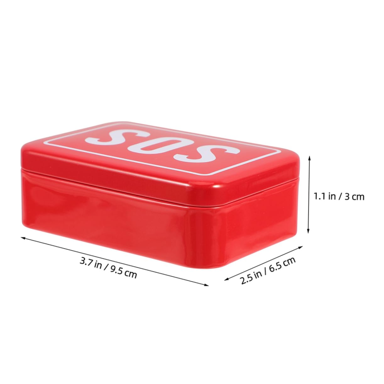 NAMOARLY 2pcs Metal Emergency Organizer Box First Aid Kit Container for Camping Hiking Outdoor Waterproof Medical Storage for Travel