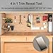 XWWXGG 4-in-1 Trim Reveal Tool - 1/8