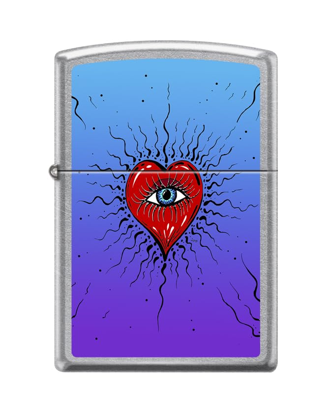 Encendedor Zippo Eye Heart Art por Mike Dubois miniatura 1