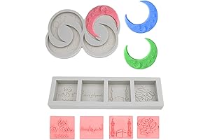Moon and Ramadan Arabic Font Silicone Molds