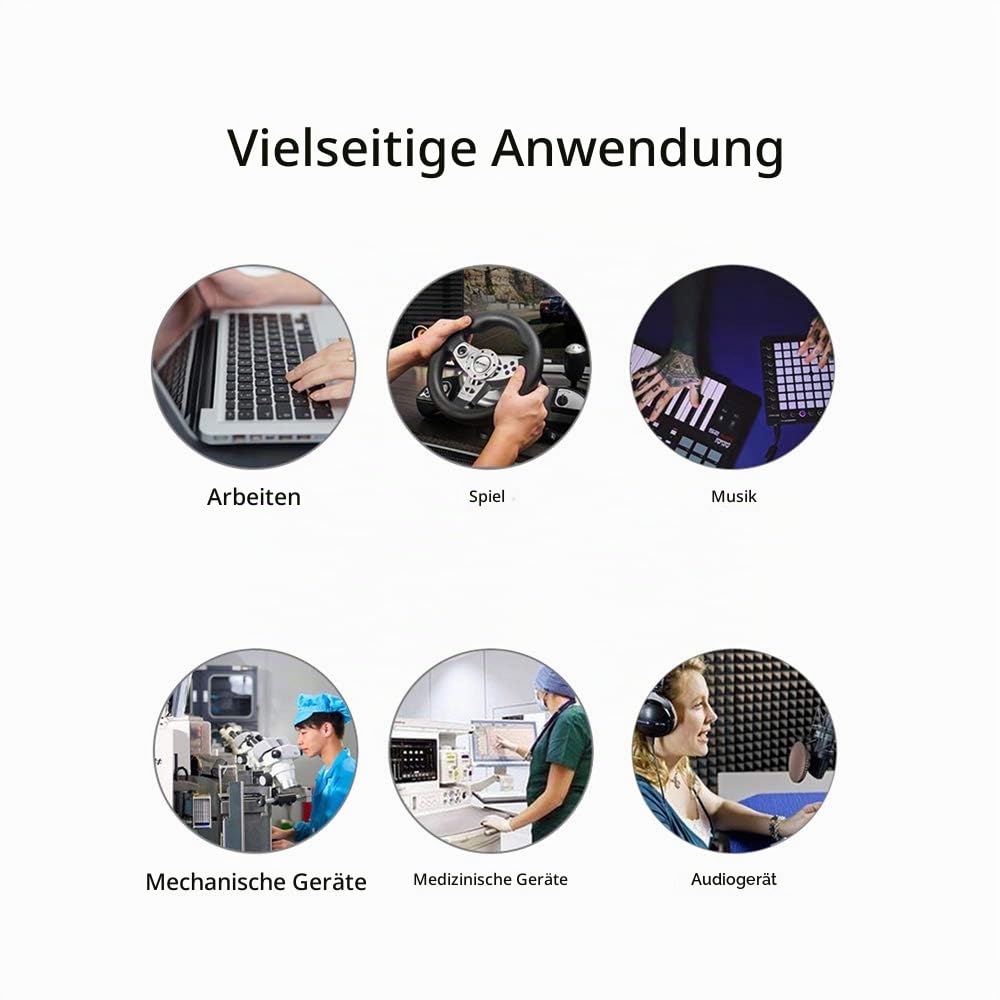 Docooler FS2020U1 USB Fußschalter,Steuerschlüssel Benutzerdefiniertes Aktionspedal für medizinische Geräte Instrumente Computer Office