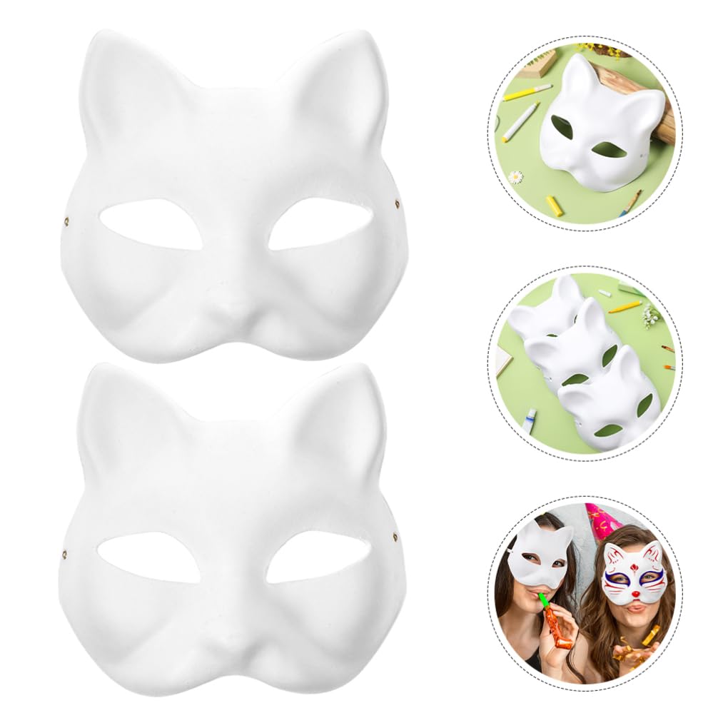 Cabilock 24pezzi Maschere Bianche Vuote Per Da Maschere Per Cosplay e Feste Per Halloween e Decorazioni Personalizzate