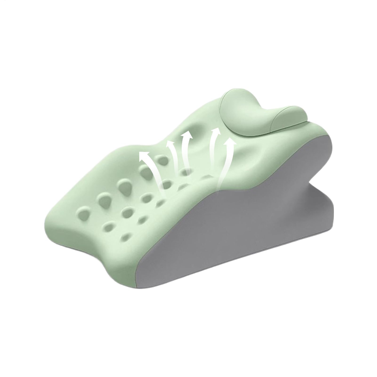 Almohada ergonómica de espuma viscoelástica para dormir, funda lavable, cojín de apoyo de espalda para adultos, dormir de lado, sentado, ronquido, leer, comodidad en las piernas