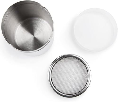 Miniatura 3 de Fox Run Agitador superior de malla de lujo, acero inoxidable, 4 pulgadas