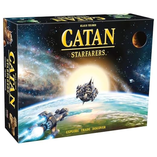 CATAN Starfarers Board Game - Compete for Galactic Council Ambassadorship! Strategy Game, Family Game for Kids and Adults, Ages 14+, 3-4 Players, 120 Minute Playtime, Made by CATAN Studio