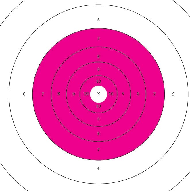B16 Style Bullseye Target Pink