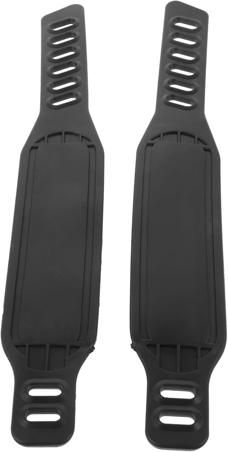 HEMOTON 1Pair Adjustable Slipping Exercise Bike Pedal Straps Durable Footrest Straps for Stationary Bikes Bike Accessories for Cycling Enthusiasts