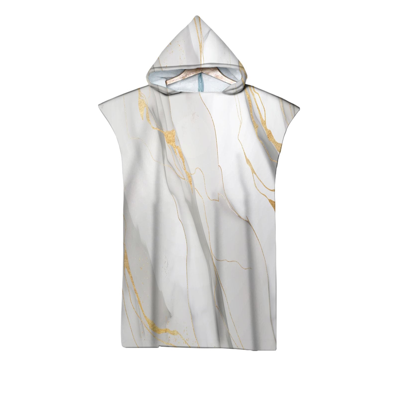 Poncho à capuche microfibre piscine et plongée adulte