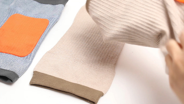 Image of Cashmere Wool Knee Brace Pads Unisex Winter Warm Thermal Knee Warmers Sleeve Soft Leg Warmers (Light Grey)