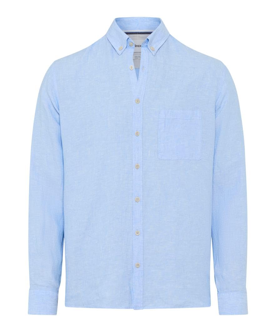 BRAX Herren Style Dirk U Pure Linen Quality Hemd