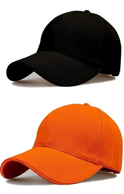 Image of SELLORIA Acrylic Brand A Combo Pack Of 2 Stylish Sport Inspire + Baseball.Cap For Men Baseball Caps Plain Adjustable Mens And Womens Casual Formal Cap (Pack Of 2)