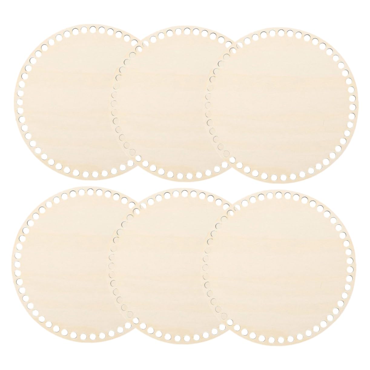 Angoily Crochet Accessory Supplies Round Blank Basket Base for DIY Crochet Bag Bottoms