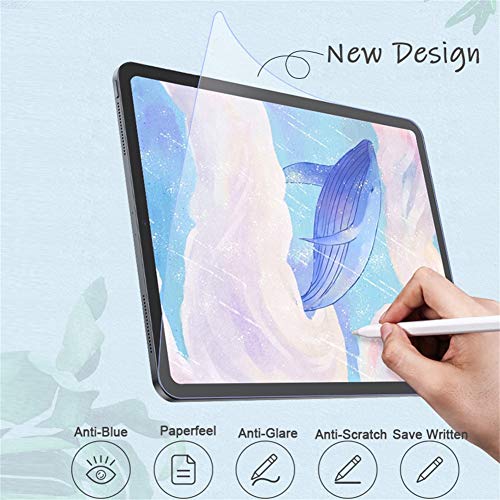 Tritton [2 Pack] Paperfeel Anti Blue Light Ipad Screen Protector For Ipad Pro 12.9 Inch (2021&2020&2018), Compatible With Apple Pencil&Face Id/Sensitivity/Anti-Glare/Scratch Resistant For Ipad Pro 12.9'' #TOP1
