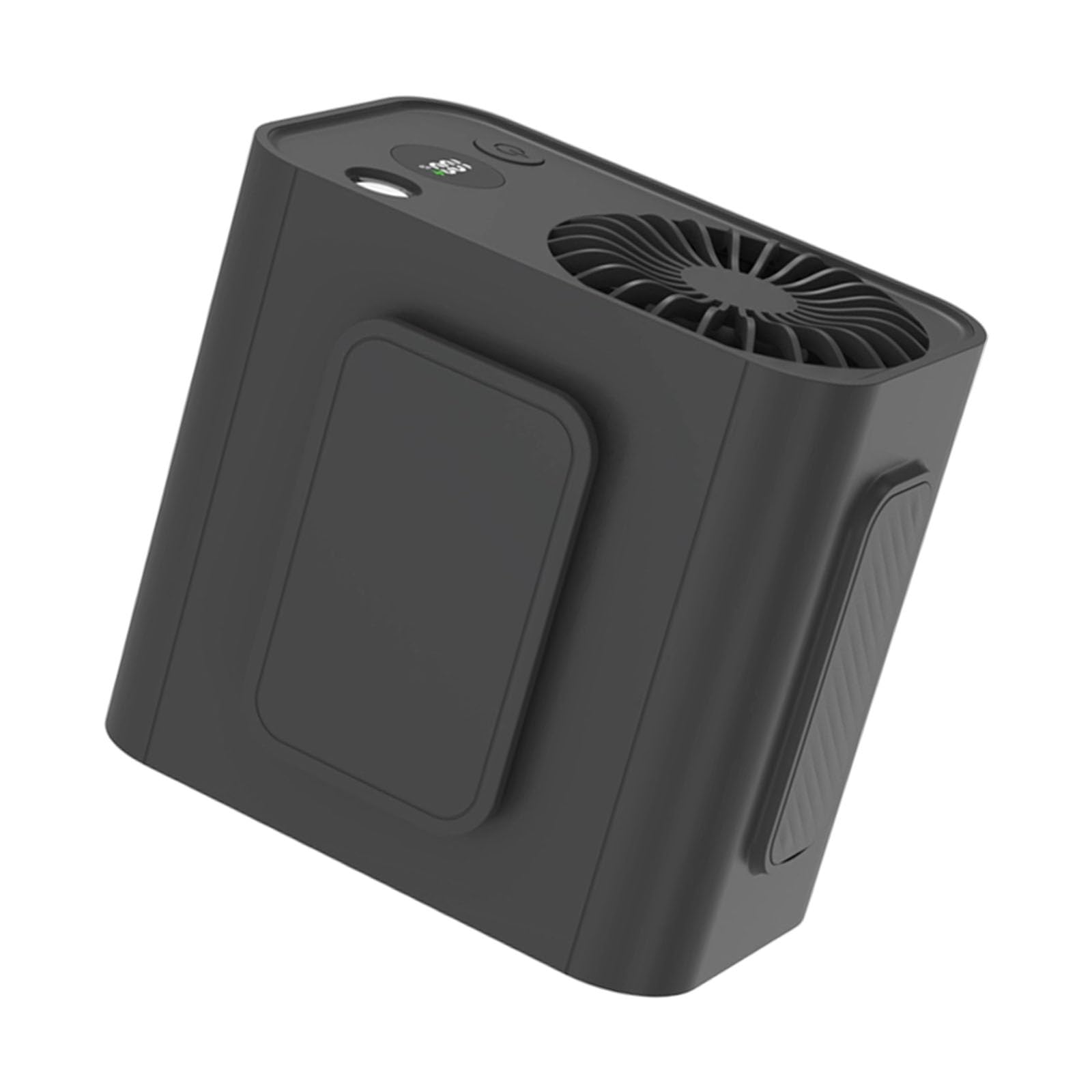 Tsynapter Wearable Belt Clip Cooling Device with Light for Outdoor Sports Travel and Work Adjustable 5 Wind Speeds High Capacity Battery Rechargeable Waist Fan