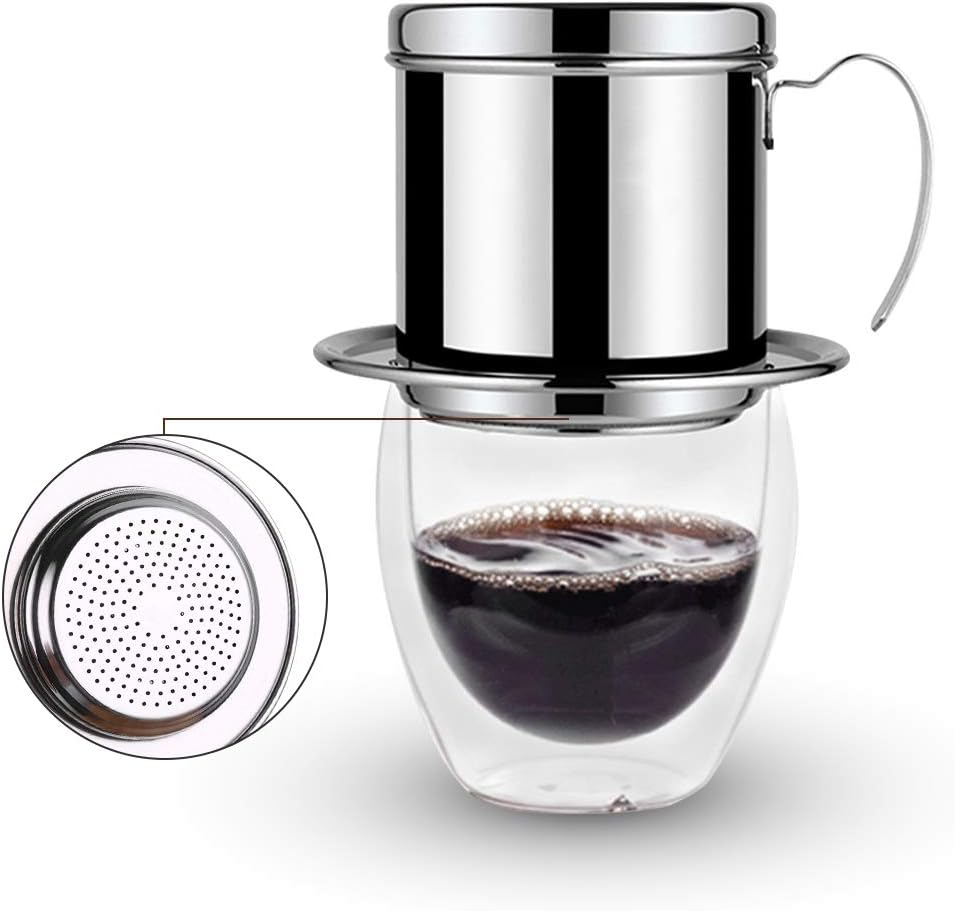 Tbest Phin Filter Vietnamese Coffee Maker,Phin Coffee Filter,Kaffee Phin,Phin