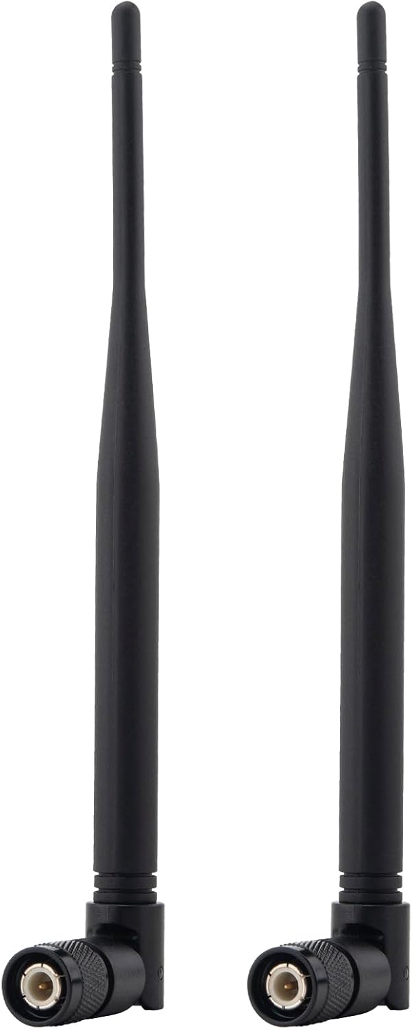 ADS-B SDR Antenna 900-1800MHz Dual Band 978/1090Mhz TNC Male Mobile Antenna Omnidirectional 3dBi Outdoor Foldable Aerial for RTL SDR, Drone FPV, Ham Radio, USB Dongle Tuner Receiver 2Pcs
