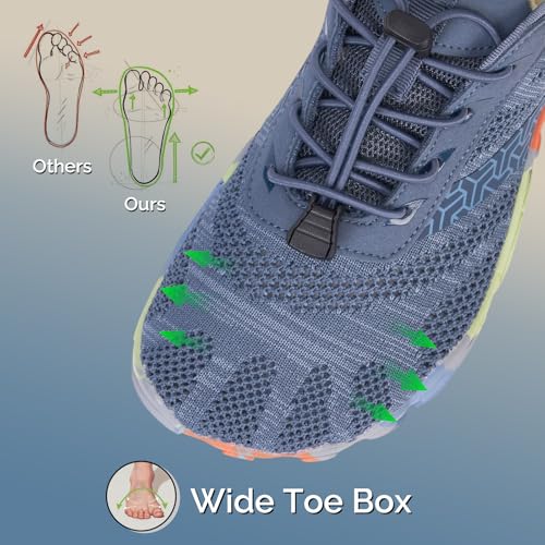 HiGropcore Barefoot Shoes Women Men Hike Minimalist Shoes Wide Toe Box Zero Drop Grounded Footwear for Hiking Walking Daily Wear3