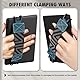 MoKo Handschlaufe für 6-8 Kindle eReaders Fire Tablet - Kindle/Kobo/Voyaga/Lenovo/Sony E-Book Tablet, Elastisches Halteband Leicht und Tragbar Tablet Fingerhalterung Griff Halter, Blau