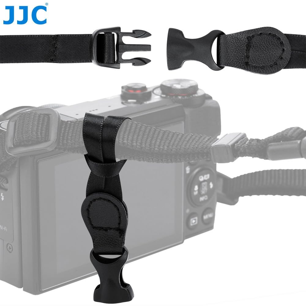 JJC OC-S1BK Borsa per Telecamera in Neoprene, ultra Leggera Nero, per Sony A5000 A5100 A6000 A6300 A6500 + Obiettivi 16-50mm (SELP1650) 4.7 x 2.9 x 3.4/120 x 73 x 87mm (W x H x D)
