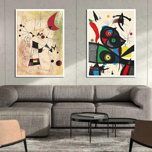 Oda A Joan Miro Affiches sur toile : Donnez vie à vos murs avec l'art abstrait