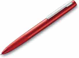 Stylo Plume Lamy Aion Rouge Édition Spéciale 2019 - Pointe Acier - Aluminium Brossé - Jasper Morrison