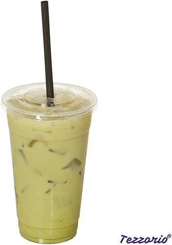 Miniatura 3 de (200 unidades) vasos de plástico transparente de 24 onzas, vasos desechables de PET transparente para bebidas frías, café helado, jugo, refrescos,