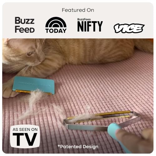Image of Uproot Cleaner Pro Pet Hair Remover & Mini - Pet Hair Removal Tool Multi Fabric Edge & Carpet Scraper - Cat for Couch, Cat Towers, Car Detailing The Furry-Situation Survival Kit