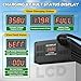 36V Lithium Battery Charger for 38.4V LiFePO4 Battery Charger,43.8V 18A Fully Automatic Smart Charging with 16FT Cable,50A Anderson Connector,8 Safety Protection for Golf carts, forklifts, RV etc.