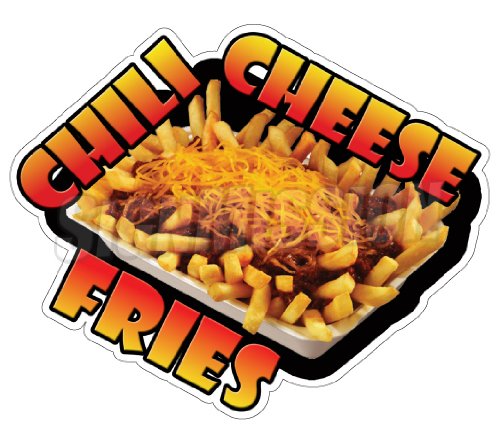 CHILI CHEESE FRIES Concession Decal trailer french sign
