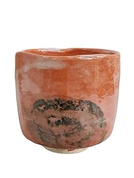 平安清楽 赤楽 抹茶碗 Amazon.co.jp: 平安 清楽造 清水焼 赤楽筒 抹茶 抹茶茶碗 赤楽