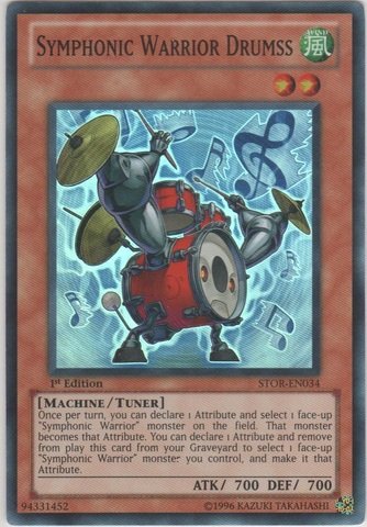 Amazon.co.jp: 遊戯王 英語版 Symphonic Warrior Drumss (STOR-EN034