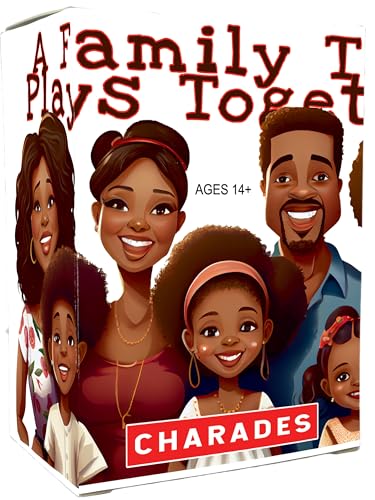 A Family That Plays Together Black Owned Family Hood Charades Game for Adults Perfect Charades Game for Urban Black Trivia Game Night with Culture Charades