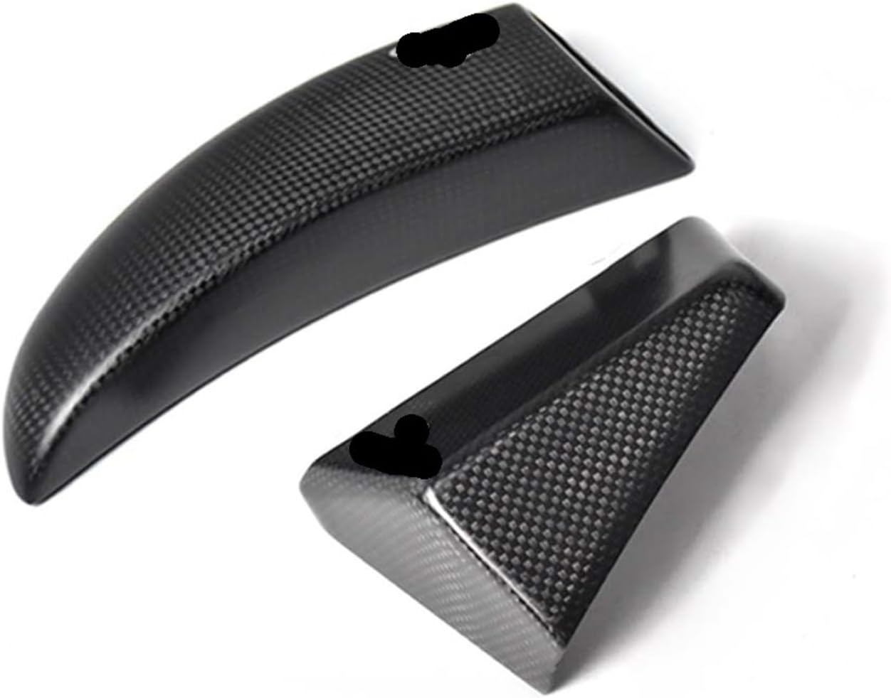 100MM Motorcycle Brake Air Vent Ducts Cooling Caliper Cooler Guard Fit For MV AGUSTA F3 675/RC 800/RR/RC Radiator Fairing Kit(Matte Plain 1)