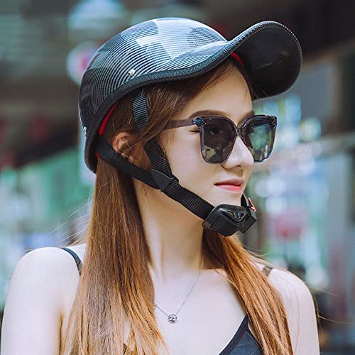 Casque de vélo baseball avec visière longue et coque légère antichoc - 5