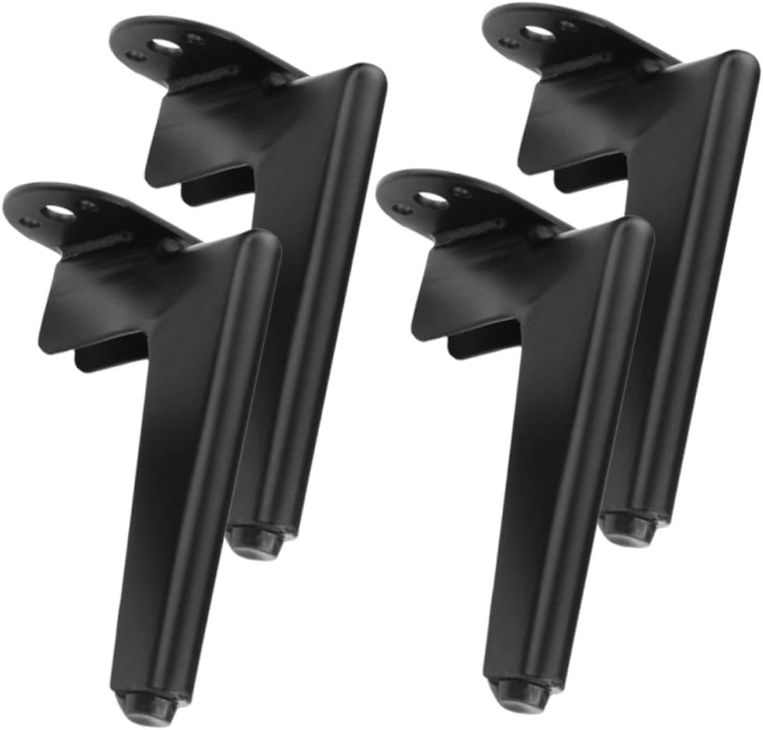 Zerodeko 4pcs Metal Furniture Legs for Replacement, Heavy Duty Metal Cabinet and Sofa Legs, 14.5cm Gold Finish Furniture Support Feet for Dressers and Coffee Tables