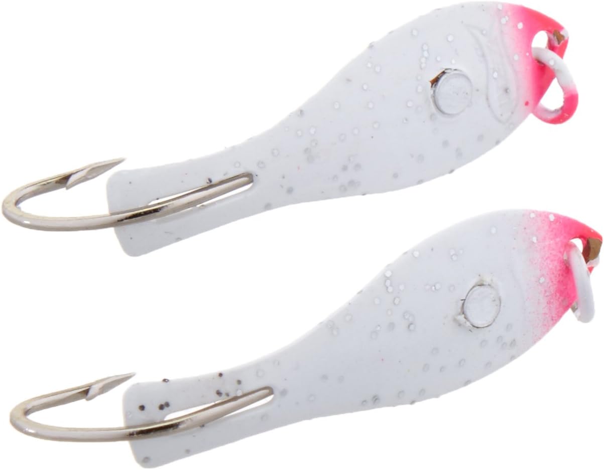 30GLO-2RW 000 Shad Spoon, Hot Pink and White Finish